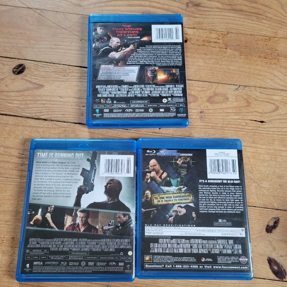 Steve Austin Action Movie - set of 3 Blu-ray discs - Picture 4 of 4